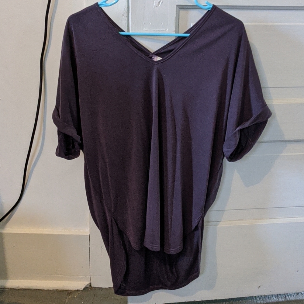 Purple Drapey Top